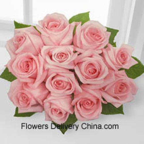 12 Beautiful Pink Roses